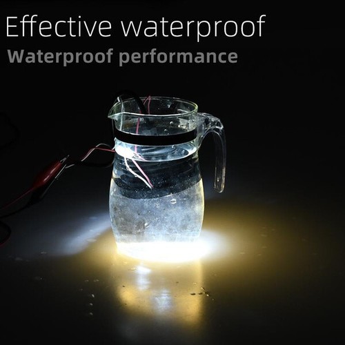 2X Waterproof COB LED Fog Lights Car Head Lamp Set Halo Angel Eye Headlights - Bild 5 von 24