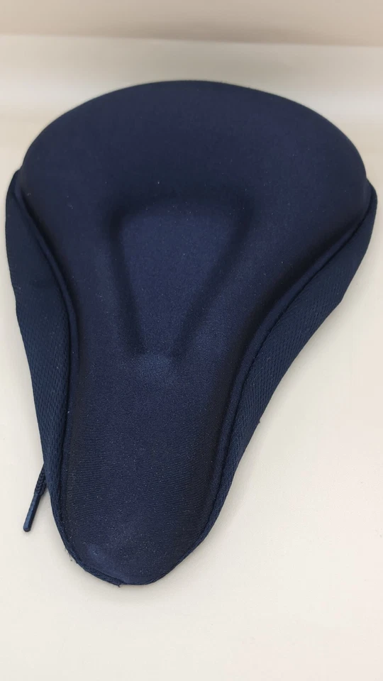 Bicycle Schwinn Bike Gel Cushioned Slip Cover Seat Padding w/ Drawstring - Image 2 of 4