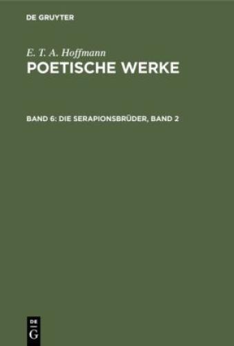 Thumbnail - Die Serapionsbrüder, Band 2 2759