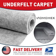 Light Gray Automotive Carpet Underfelt Replacement Boat Car Trunk Floor Liner
