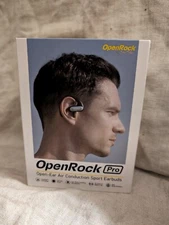 OpenRock Pro Open-Ear Air Conduction Headphones Sports Earbuds Silver 