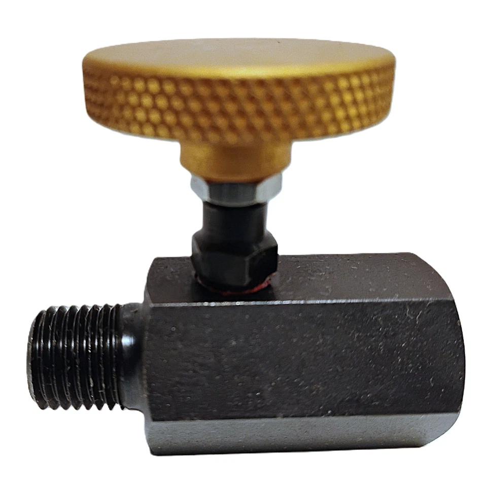 Deltrol NMF20-10S 1/4 NPTF Manual Flow Control Needle Valve - Image 3 of 4