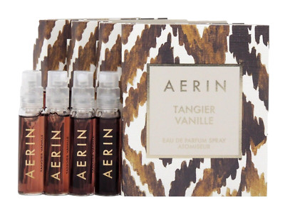 AERIN TANGIER VANILLE EDP 2.0ml .07fl oz x 4 PERFUME SPRAY SAMPLES