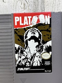 NES Platoon (Nintendo Entertainment System  NES) Cartridge & Case! TESTED - VGC