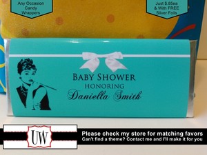 Tiffany Co Candy Bar Wrappers Favors Party Bridal Baby Shower