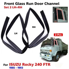 Glass Run Channel Set 2 Fits Isuzu Rocky 240 FTR Truck 1985-93 Window Run Seal