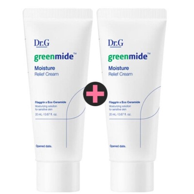 DR.G Greenmide Moisture Relief Cream 20ml x 2EA Skin Barrier Moisturizing Cream