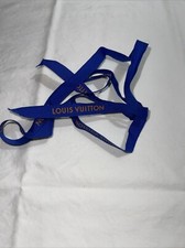 lv Ribbon Small 1/2 X46 Authentic Gold Logo .