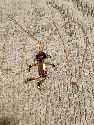 Alexis Bittar Beautiful gold tone Warrior Necklace