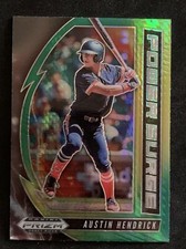 2020 Panini Prizm Draft Picks Power Surge Austin Hendrick Green Pulsar Prizm 