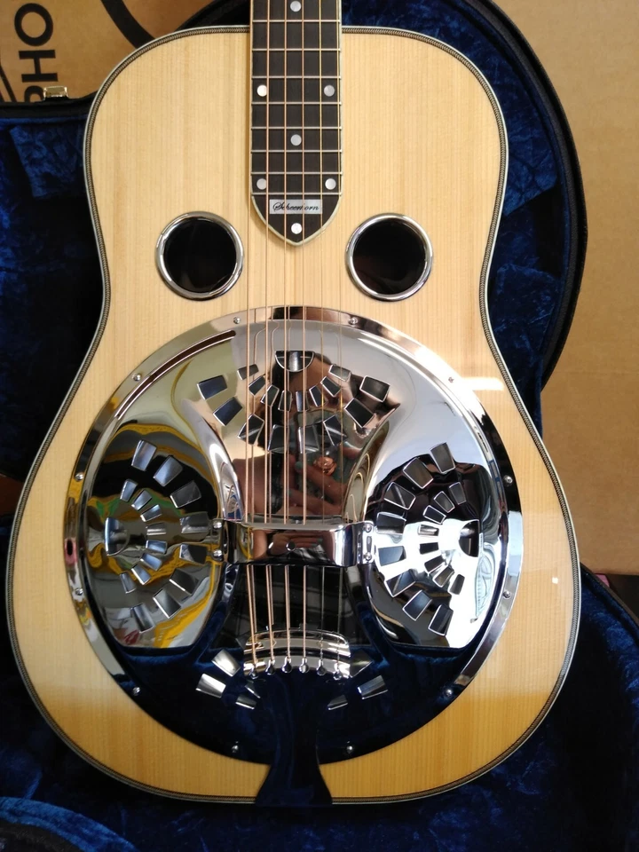 National Guitars Adirondack Spruce Scheerhorn Guitar - Image 2 of 4