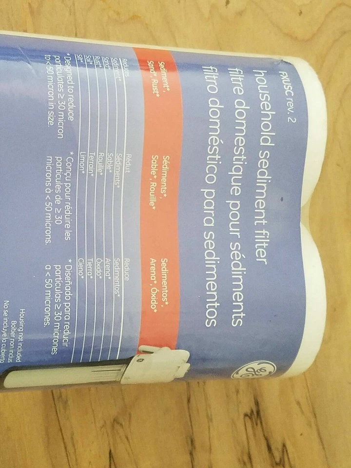 2 Genuine OEM GE SmartWater FXUSC Household Sediment Filters Free Shipping (26) - Image 3 of 4