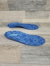 Powerstep Pinnacle Full Length Insoles Sz ASM Womens 5 - 5.5 Shoe Insert Blue