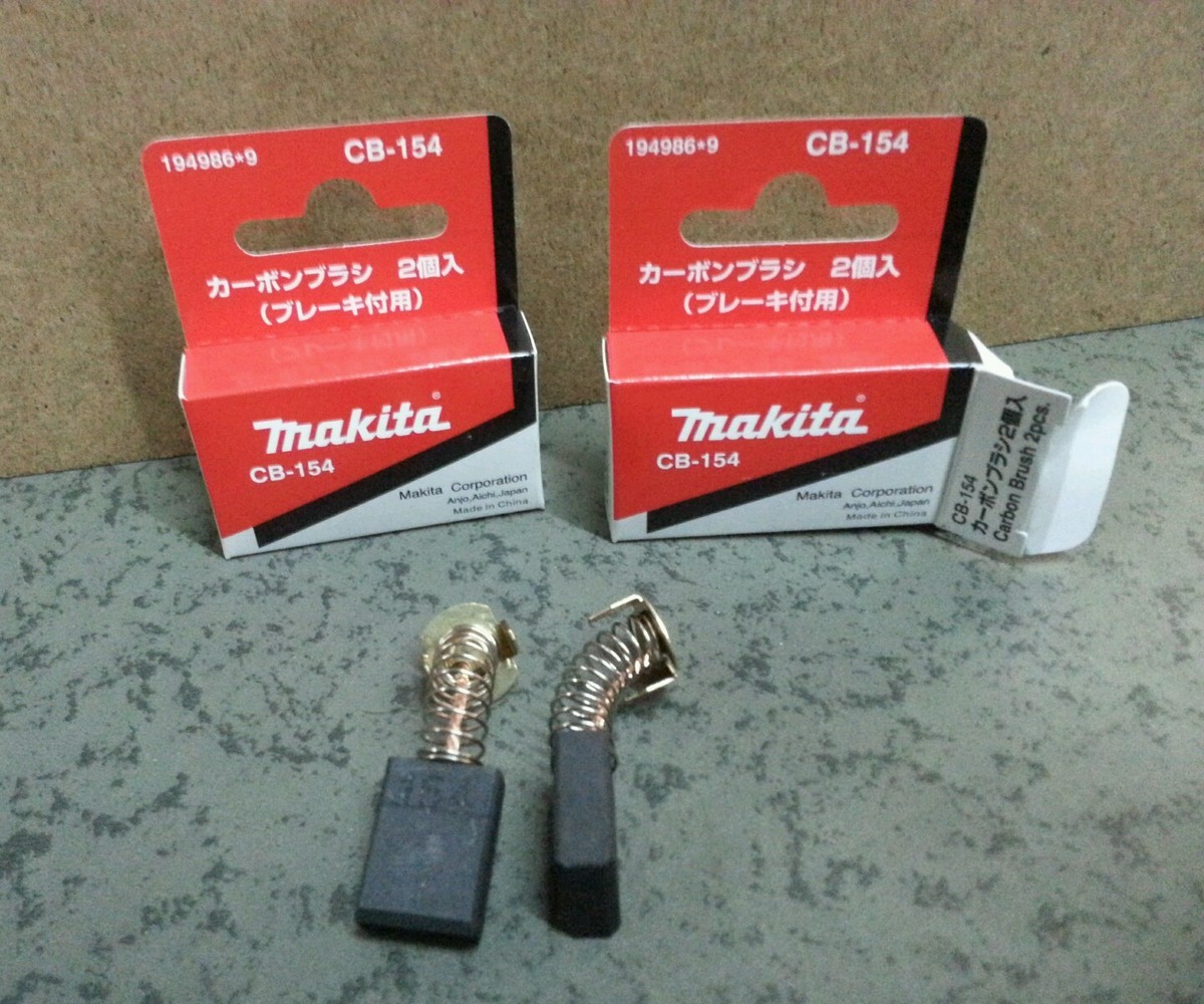 CB-154 Carbon Brush 2 sets Original Makita Genuine Part 194986-9