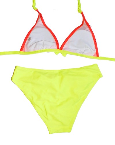 NWT GIRLS size 10, 12 EYE-CATCHING MIXED COLOR BELTED HALTER BIKINI CHOICE - Picture 10 of 16
