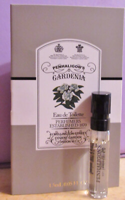 Penhaligon's GARDENIA edt  .05oz/ 1.5mL Trial Spray Vial  NEW