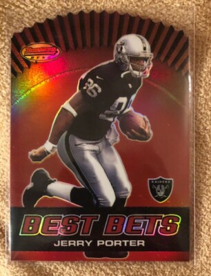 Jerry Porter 2000 Bowman's Best - Best Bets  #B11 Oakland Raider Topps Company 