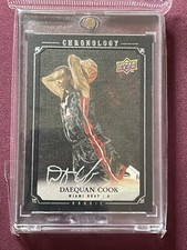 2007-08 Upper Deck Chronology /99 Daequan Cook #230 Rookie Auto RC Miami Heat