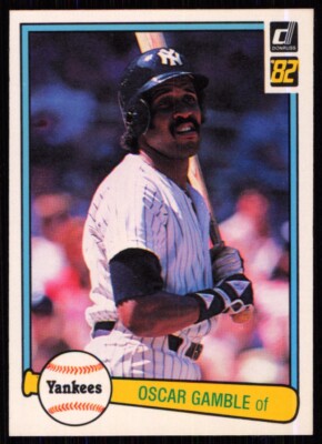 1982 Donruss Oscar Gamble New York Yankees #360