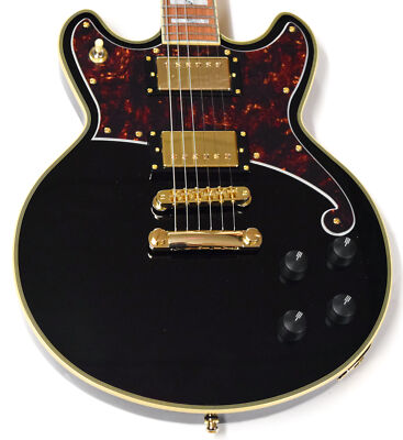 D'Angelico Deluxe Brighton Electric Guitar  Black