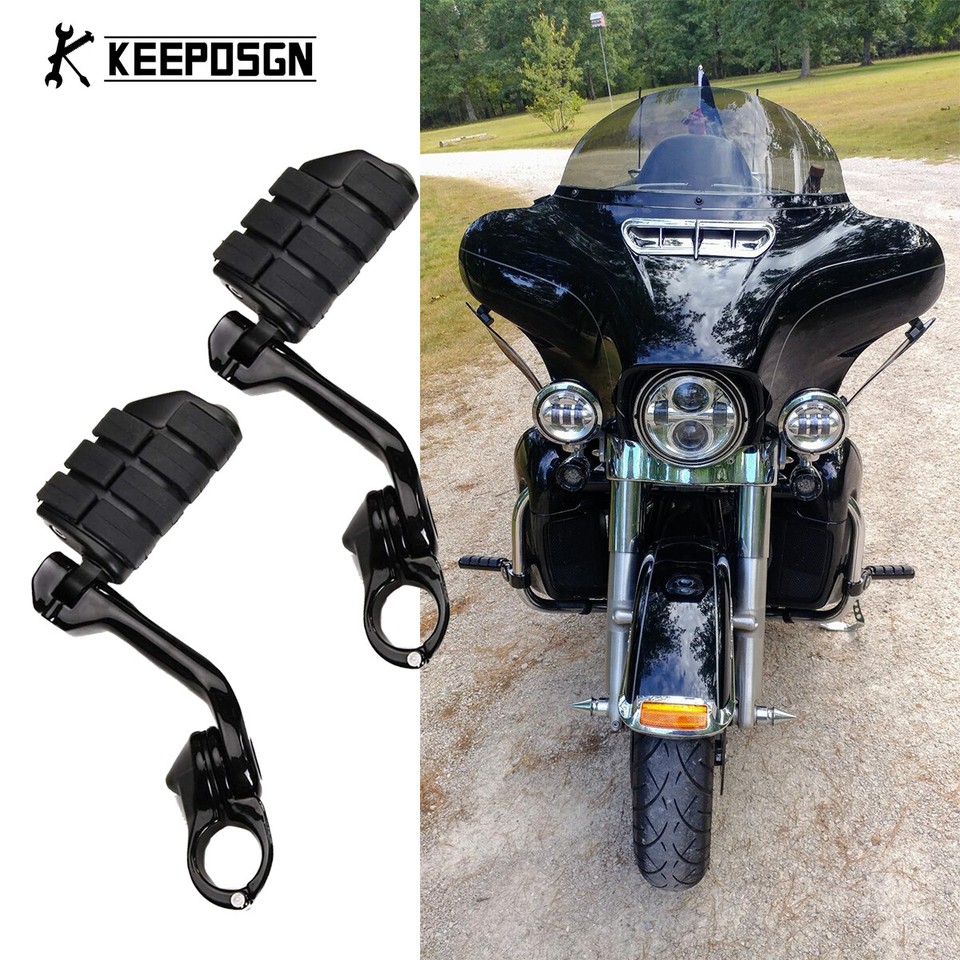 1 1/4" Crash Bar Highway Foot Pegs Pedals For Honda Goldwing Touring