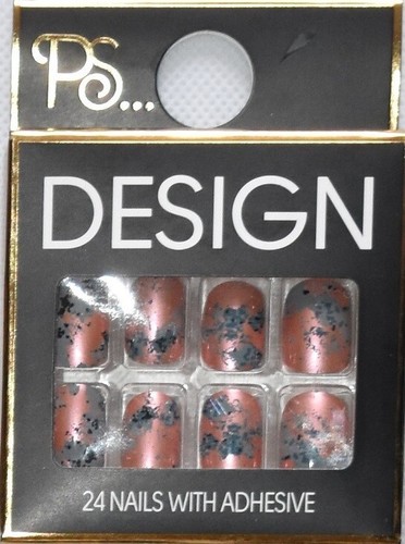 Fashion Falsche Nägel Primark PS Spitz Quadratisch Matt Gold Chrom Squareletto - Bild 16 von 29