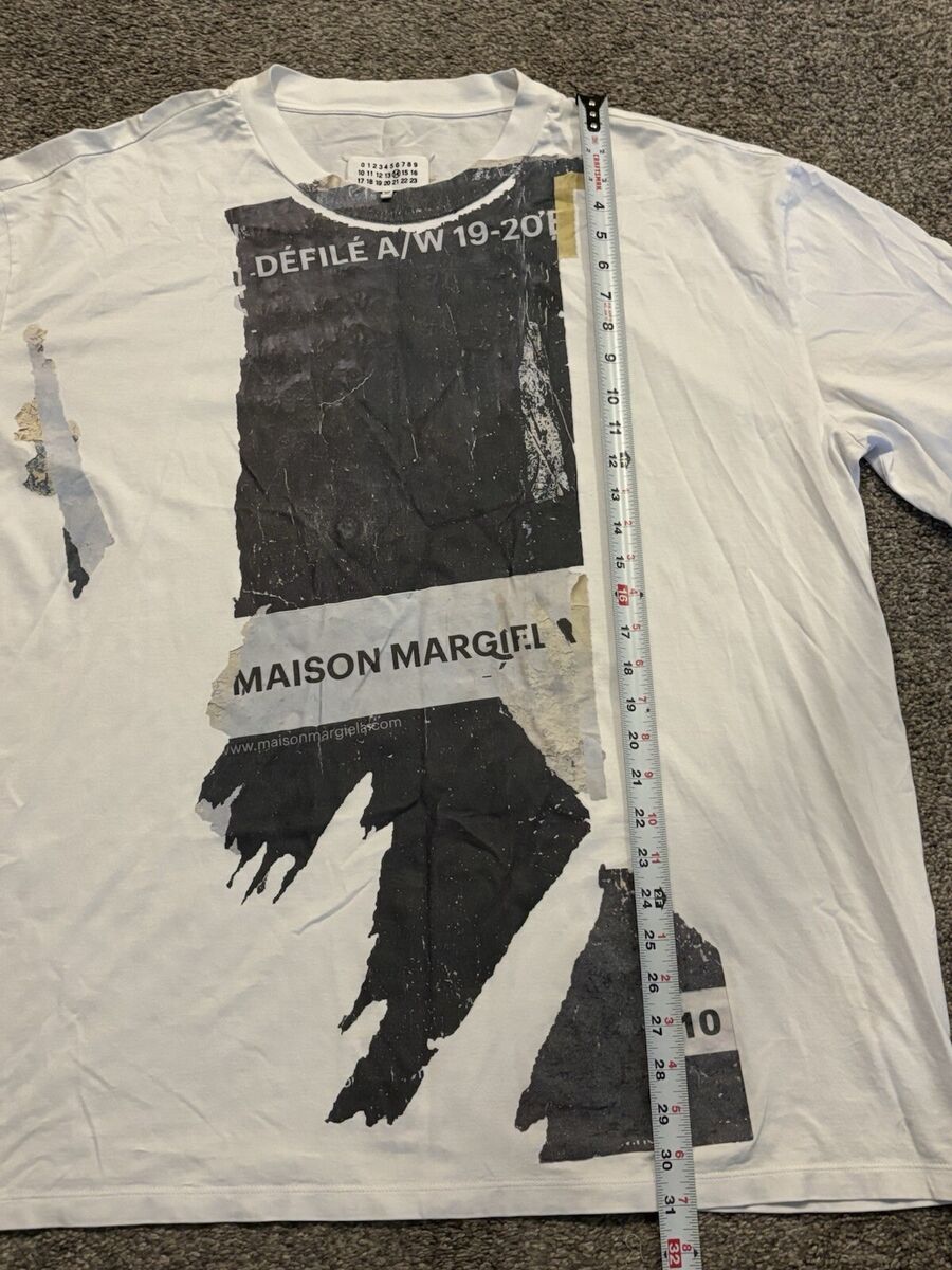 Maison Margiela/ DEFILE logo T-shirt White Size 52 | eBay Maison Margiela/ DEFILE logo T-shirt White Size 52 | eBay