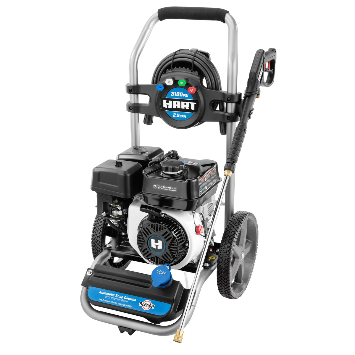 HART HW80544VNM 3100 PSI 2.5 GPM 212cc 4-Cycle OHV Gas Powered