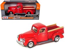 1940 Ford Pickup Truck Red 124 Diecast Model Car By Motormax 1940 Ford Pickup Truck Red 124 Diecast Model Car By Motormax