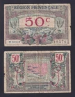 France Chamber Of Commerce Avignon Marseille Nimes 50 Centimes 1922 BB/VF