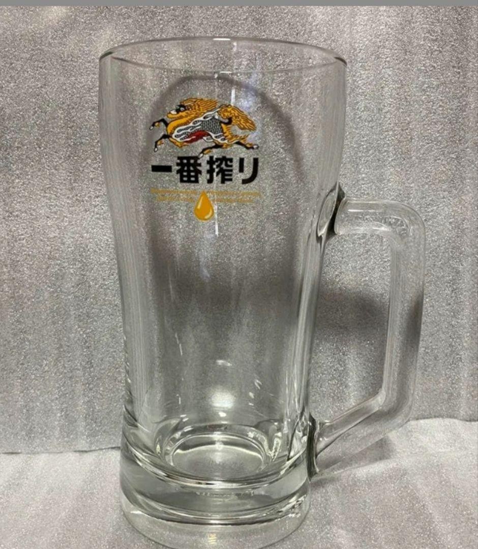 KIRIN Beer Glass Cup First Press Mega Mug 1000 ml Special Drink Mug Cup Rare