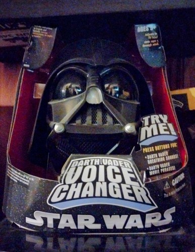Hasbro 2006 Star Wars "Darth Vader Voice Changer Mask " MIP New Old Stock - Picture 11 of 15