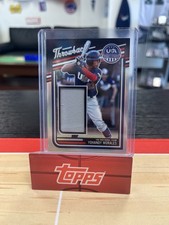 2026 Panini USA Baseball Stars & Stripes Yohandy Morales Throwback Silver Patch 