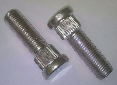 20 x 1/2''UNF 50mm lange Radbolzen Radbolzen 15,7mm Spline, Ford 8'' 9'' Mustang