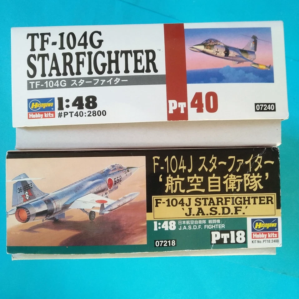 Lotto F-104J PT18 e TF-104G PT40 1:48 Hasegawa - Immagine 2 di 4