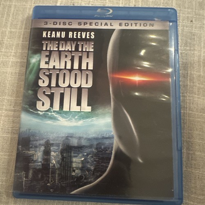 #ad THE DAY THE EARTH STOOD STILL 3 DISK SPECIAL EDITION BLU RAY TESTED $6.09