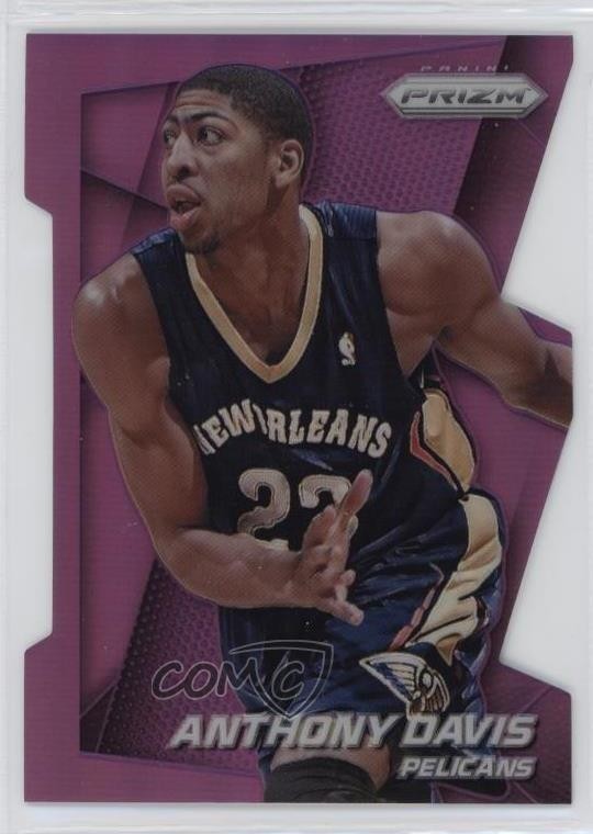 2014-15 Panini Prizm Purple Die-Cut Prizm 69/139 Anthony Davis #107 0k2b