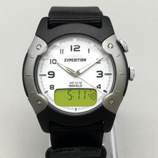 Timex Expedition Watch Mens 39mm Analog Digital Indiglo WR 50M New Battery