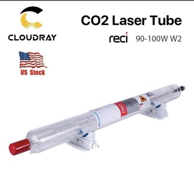 90W 100W RECI W2 1240mm CO2 Laser Tube  for CO2 Cutter Engraver Machine