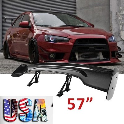 For Mitsubishi Eclipse GT 57'' GT Rear Trunk /Spoiler Wing /Carbon Fiber Look