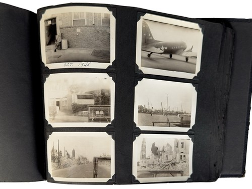 WWII US Army Photo Album 772nd AAA Gun Battalion - Picture 2 of 11