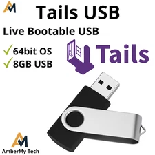 Tails OS – Secure Live Boot USB | Privacy & Anonymity Tool - FREE SHIPPING