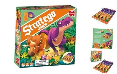 Stratego - Junior Dinos - Fun Stratego Version - Strategy Board Game - 2