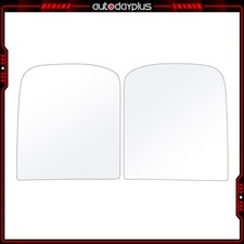 ?Left+Right Side Upper Mirror Glass Replacement For Chevy C1500 C2500 C3500 2Pcs