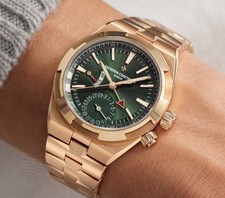vacheron constantin overseas Green Dial Rose Gold dual time 7920v Box & Papers 6