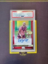 2024 Topps Chrome Tennies Red Refractor Auto 2/5 Frances Tiafoe PSA 10/10 FCMB