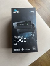 Image of Cardo Packtalk Edge Single Unit JBL Mesh Motorcycle Intercom Bluetooth 5.2