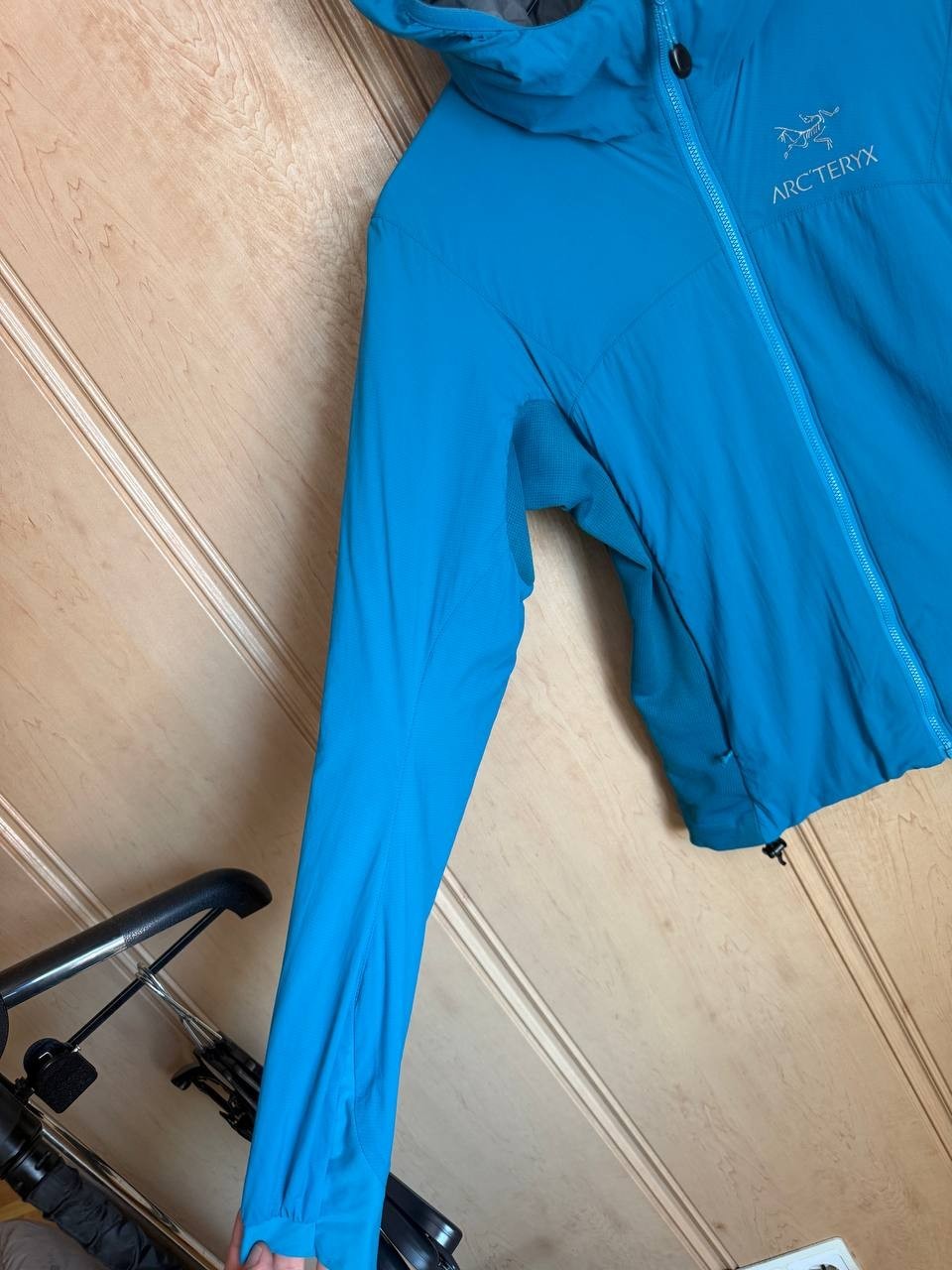 ARCTERYX ATOM LT SOFTSHELL HOODY FULL ZIP BLUE JACKET NYLON LONG SLEEVE WOMENS S image 5