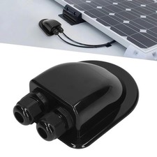 ABS Cable Entry Gland Double Hole Junction Box RV Solar Panel Roof Waterproof
