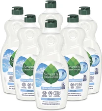 Dish Liquid Soap Free & Clear Liquid Soap Pack of 6 Dishwashing Soap Dish Soap f